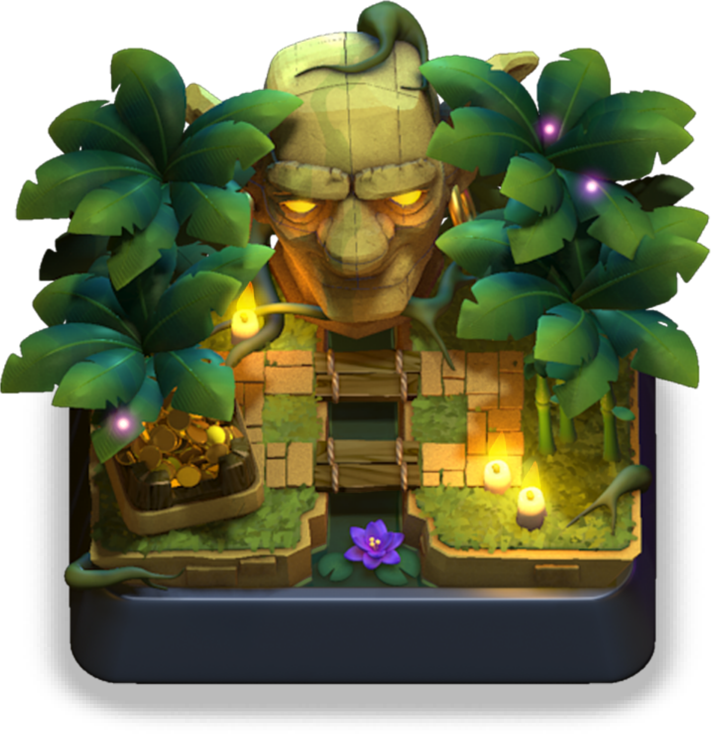 Jungle Arena - Clash Royale Arena 9 Png (1414x1460), Png Download