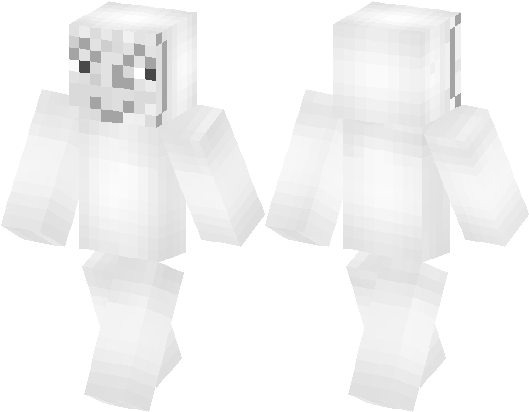 White Enderman (528x418), Png Download