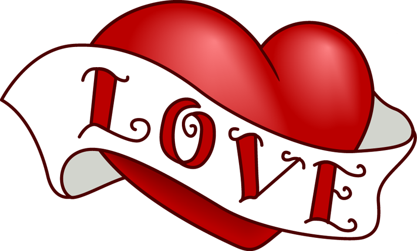 Clipart Hearts Love - Love Clipart (825x497), Png Download