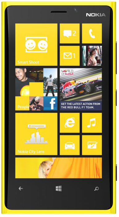 Nokia Lumia 920 - 32 Gb - Yellow - Unlocked (730x730), Png Download