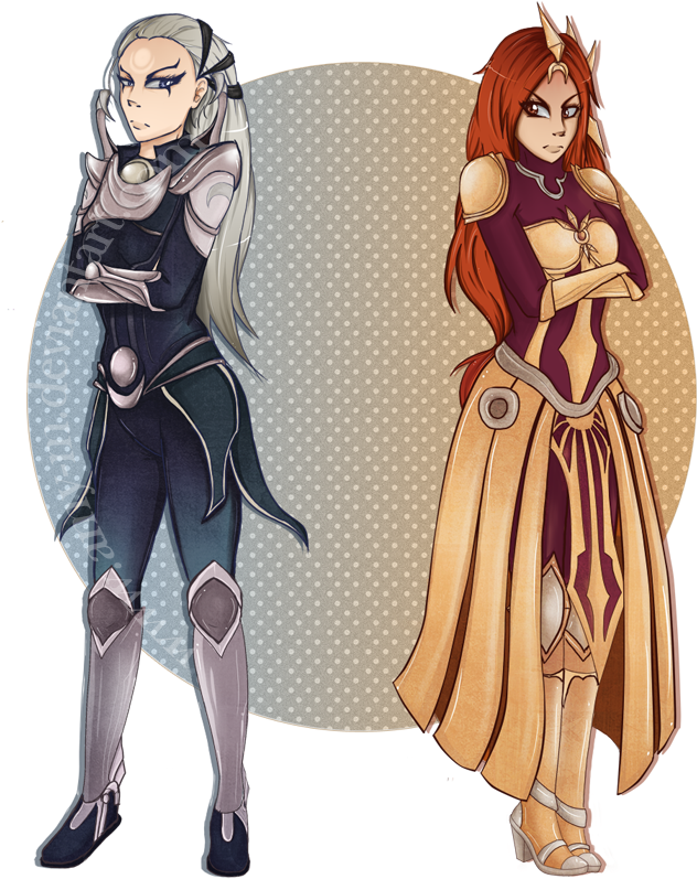 Free Download Lol Sol Y Luna Clipart League Of Legends - Cartoon (700x822), Png Download