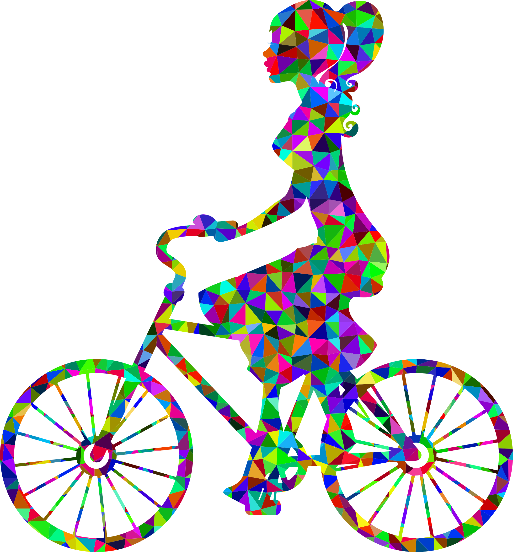 Microsoft Clip Art Bike - World Health Day Creatives (2148x2310), Png Download