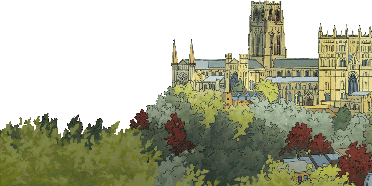 Durham Skyline Cathedral - Cathedral (1280x751), Png Download