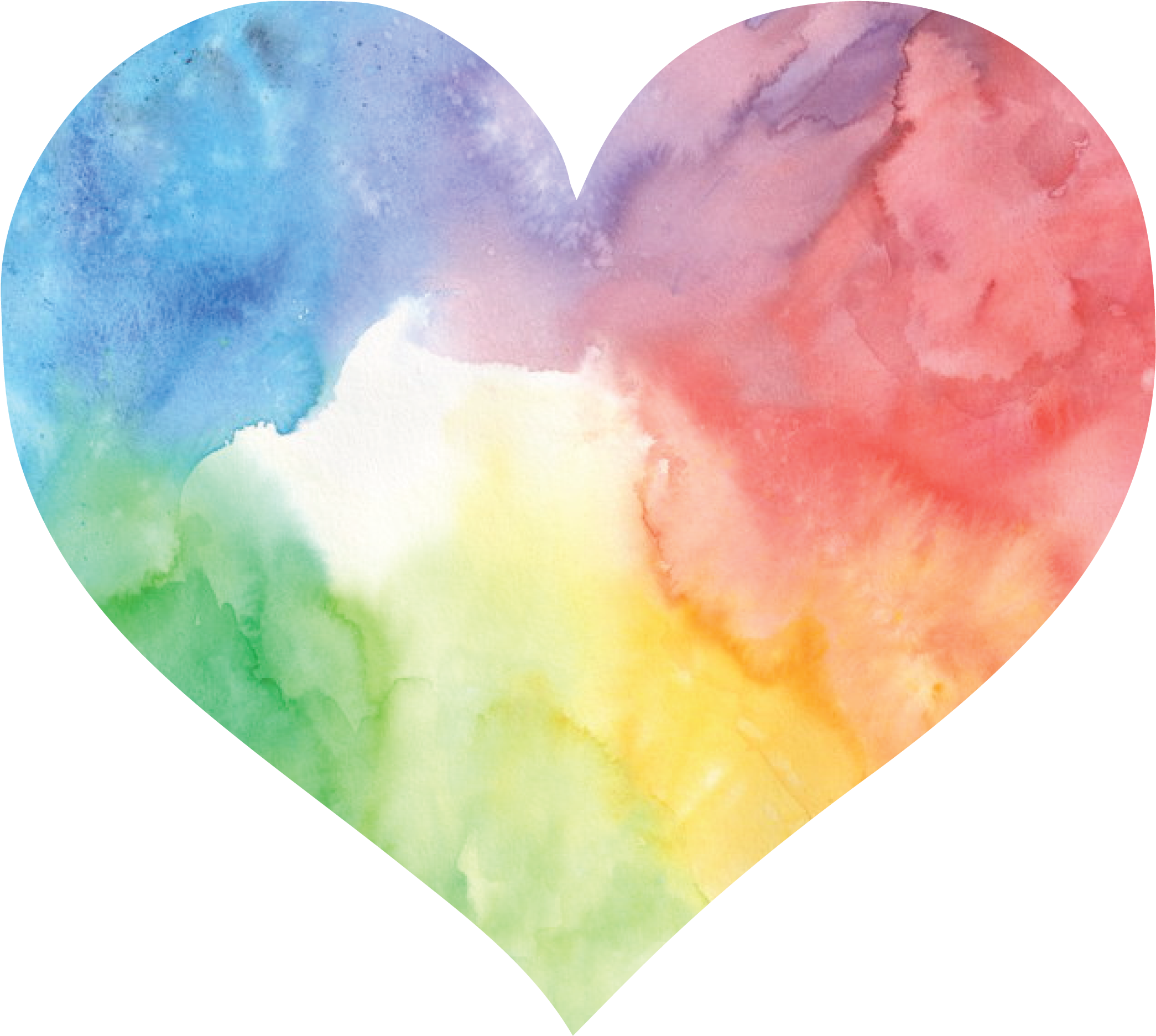 Haiku A Day Keeps Writer's Block Away - Water Color Hearts Png (2154x1950), Png Download