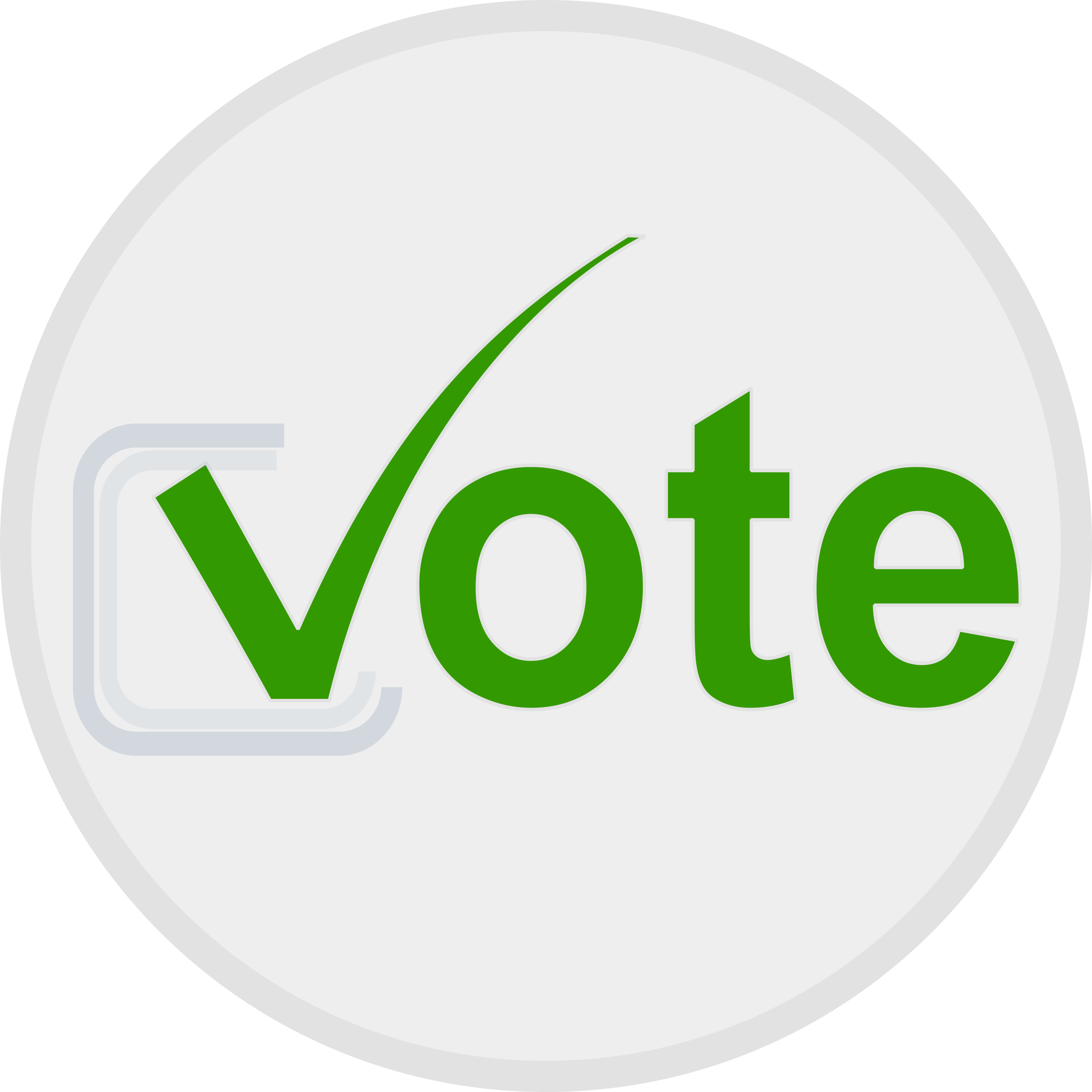 This Free Icons Png Design Of Vote Icon (2400x2400), Png Download