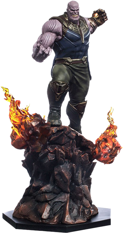 Infinity War - Iron Studios Thanos Infinity War (553x826), Png Download