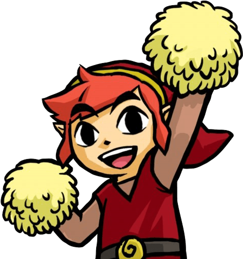 Dedicated To Everything Zelda - Link Triforce Heroes (555x555), Png Download