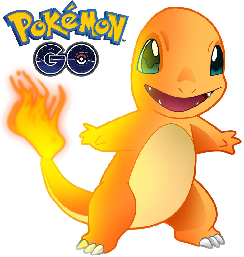 Pokemon Charmander Png Image - Charmander Pokemon Go Png (798x834), Png Download