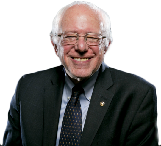 Feeeeeel The Beeerrrrn - Bernie Sanders No Background (540x509), Png Download