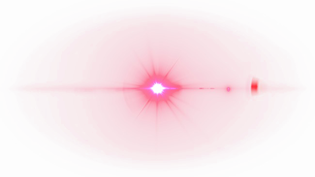 Red Flare Png Image Background - Circle (650x365), Png Download