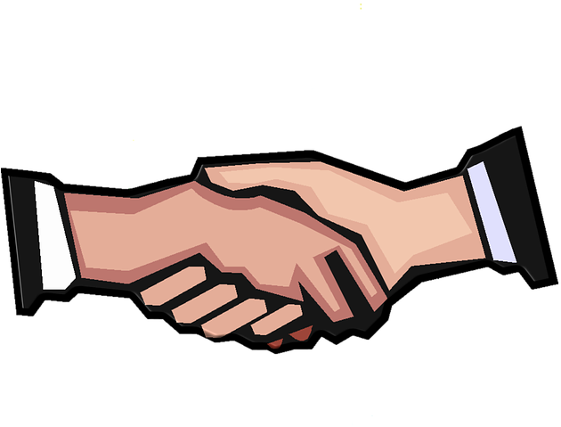 Free Images On Pixabay - Handshake Clip Art (412x340), Png Download