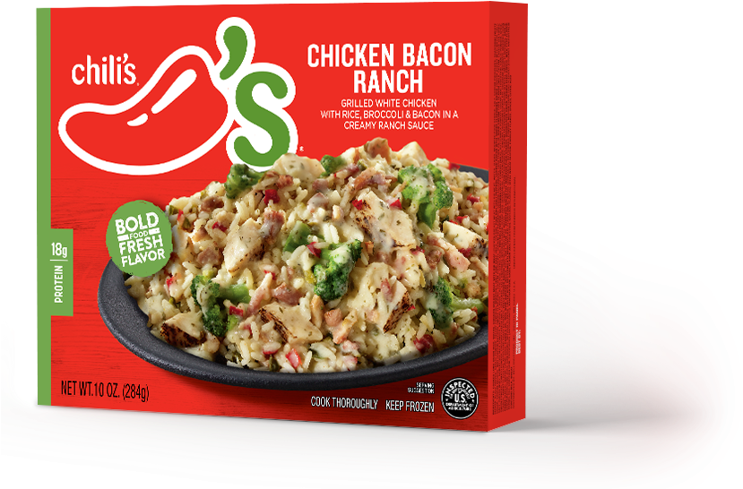 Chili's Frozen Dinner Rice (858x642), Png Download