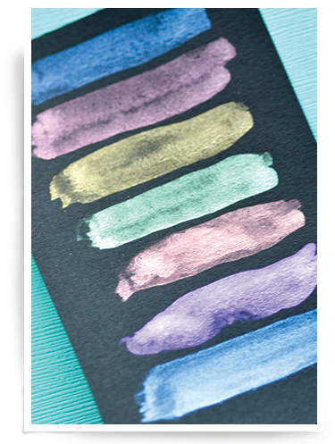 Pearlescent Watercolor - Poster (400x510), Png Download