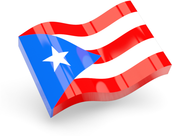 Puerto Rican Flag - Puerto Rican Flag Icon (640x480), Png Download