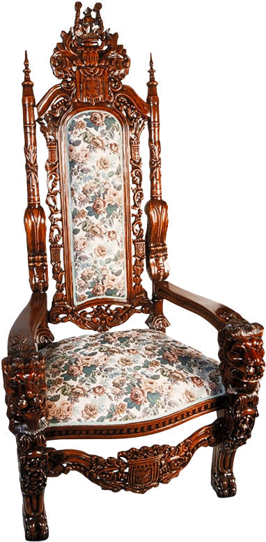 Old Vintage Chair Png Transparent Image - Chair Old Png (500x863), Png Download