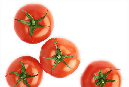 Contact Us - Tomato From Above Png (429x290), Png Download