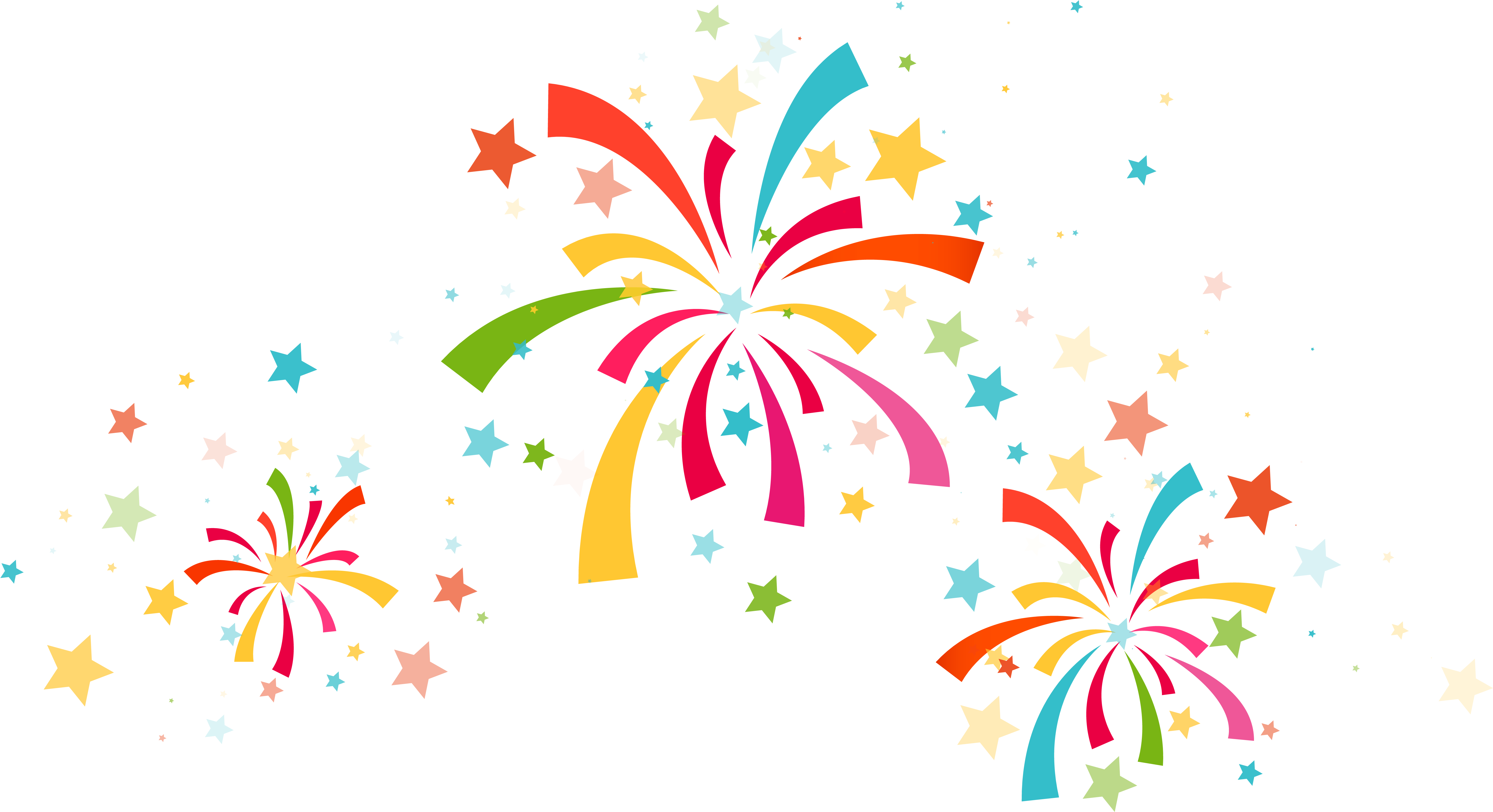 Decoration Png Image Party Decorations - Party Confetti Clip Art (6212x3351), Png Download