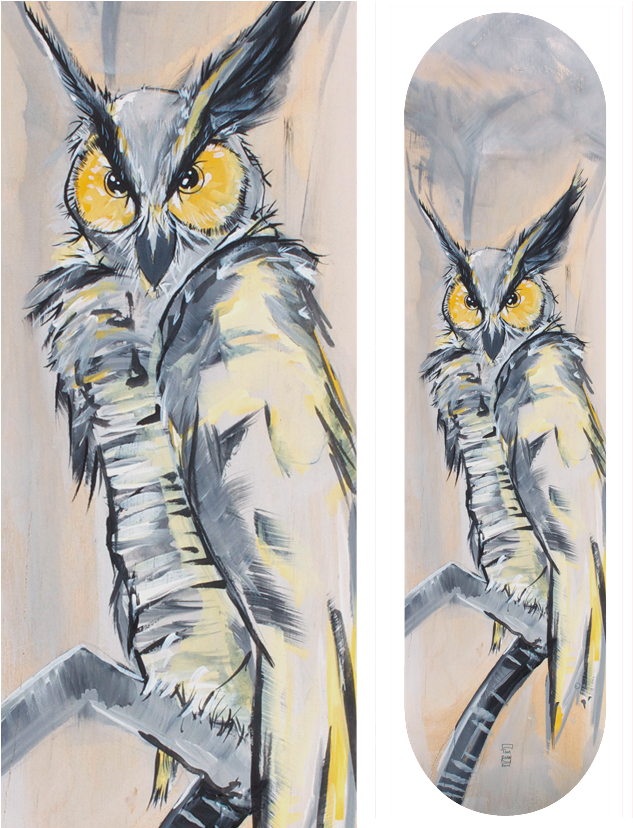 Skateboard, Skateboard Art, Spray Paint, Tom Ryan's - Painting (652x827), Png Download