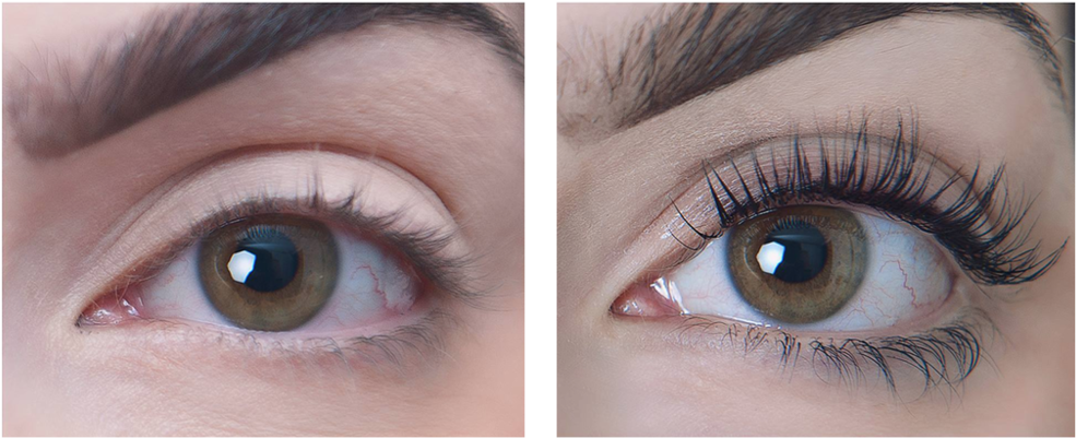 Lash-lift1 - Very Natural Eyelash Extensions (1000x760), Png Download