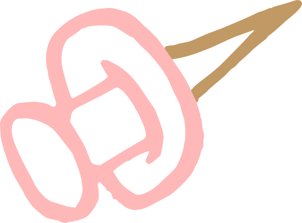 Small - Thumbtack Clipart (600x442), Png Download