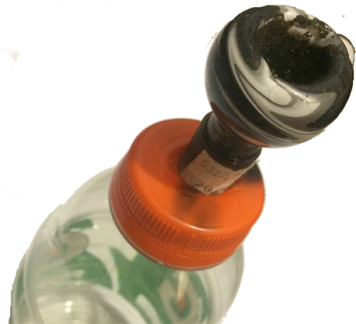 Bottle - Gravity Bong Transparent (500x455), Png Download