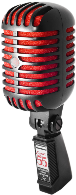Shure Super 55-bcr Special Edition - Microfono James Hetfield (300x764), Png Download