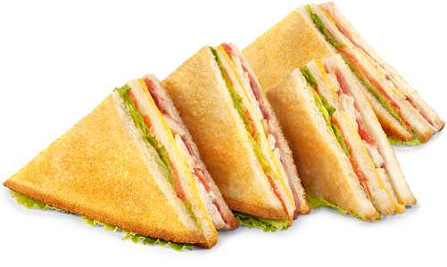 Sandwich Png Picture - Mayo Ham & Egg Sandwich (500x372), Png Download