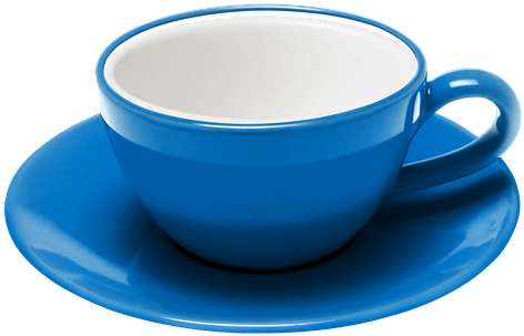 Teacup Saucer Coffee The Dish Cafe Teacup - Cup And Saucer Png (510x340), Png Download