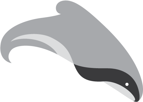 Maui's Dolphin Logo Mark - Illustration (800x500), Png Download