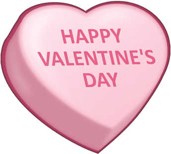 Vector Free Stock Valentines Day Candy Startupcorner - Valentine's Day Candy Heart (350x350), Png Download