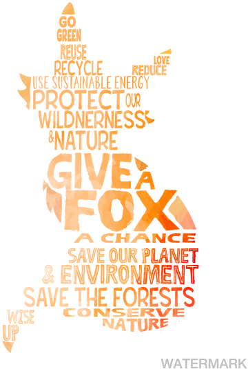 Give A Fox - Illustration (500x600), Png Download