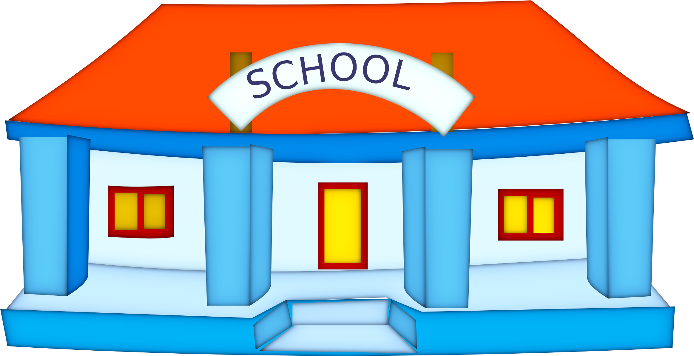School - School Clipart (960x492), Png Download