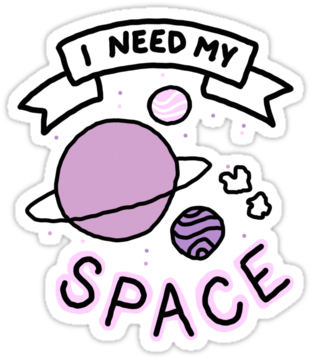 Shop From Unique Space Stickers On Redbubble - Snapchat Cut Out Stickers (375x360), Png Download