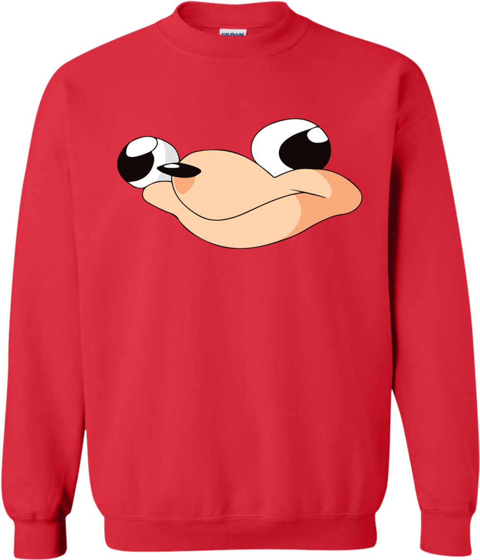 Ugandan Knuckles Costume Shirt, Long Sleeve, Hoodie - Ugandan Knuckles T Shirt (1155x1155), Png Download