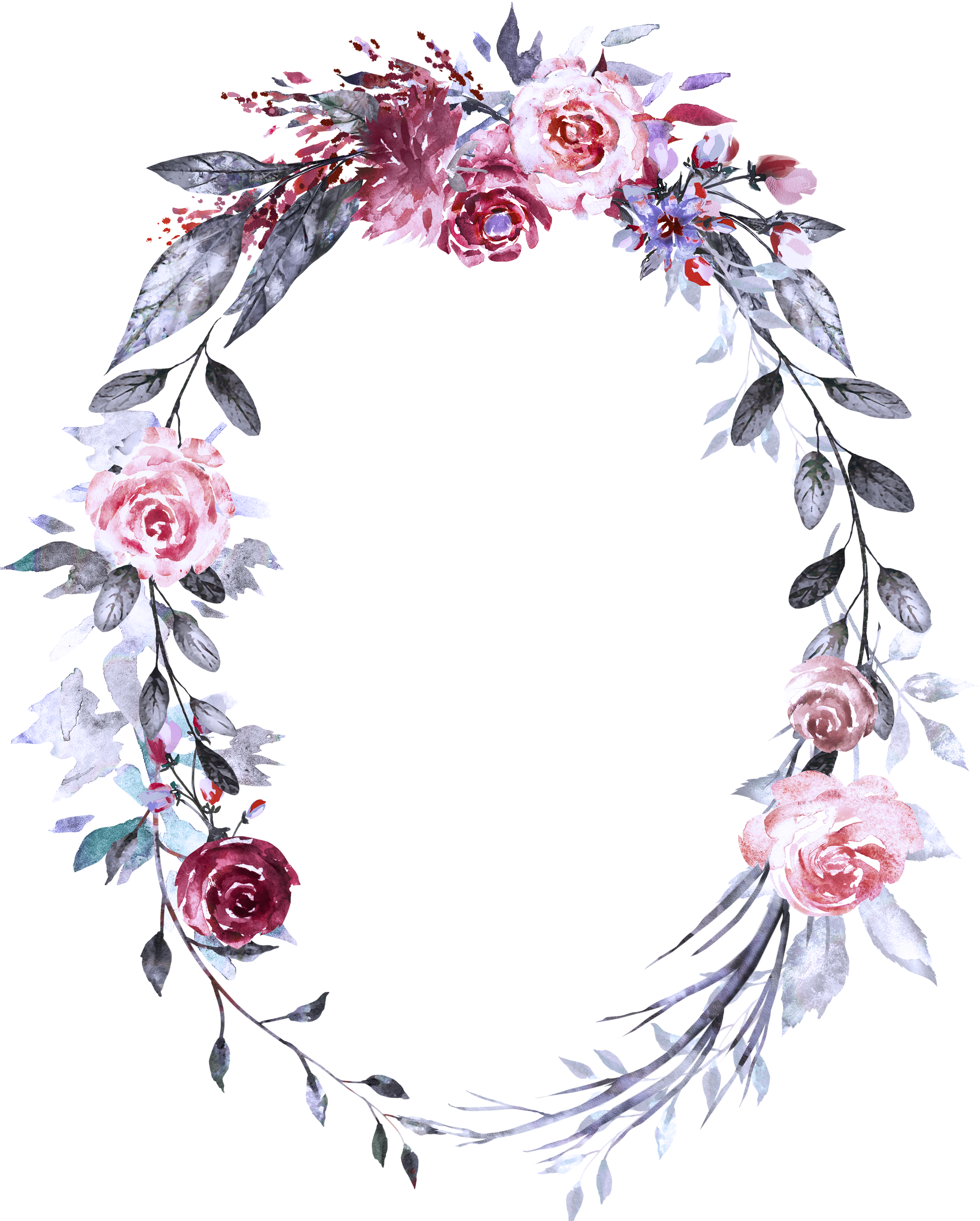 H833 - Watercolor Painting (4000x5165), Png Download