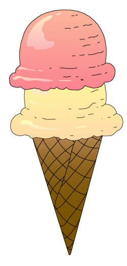 Icecream Vector Ice Cream Cone - Free Clipart Ice Cream (250x524), Png Download