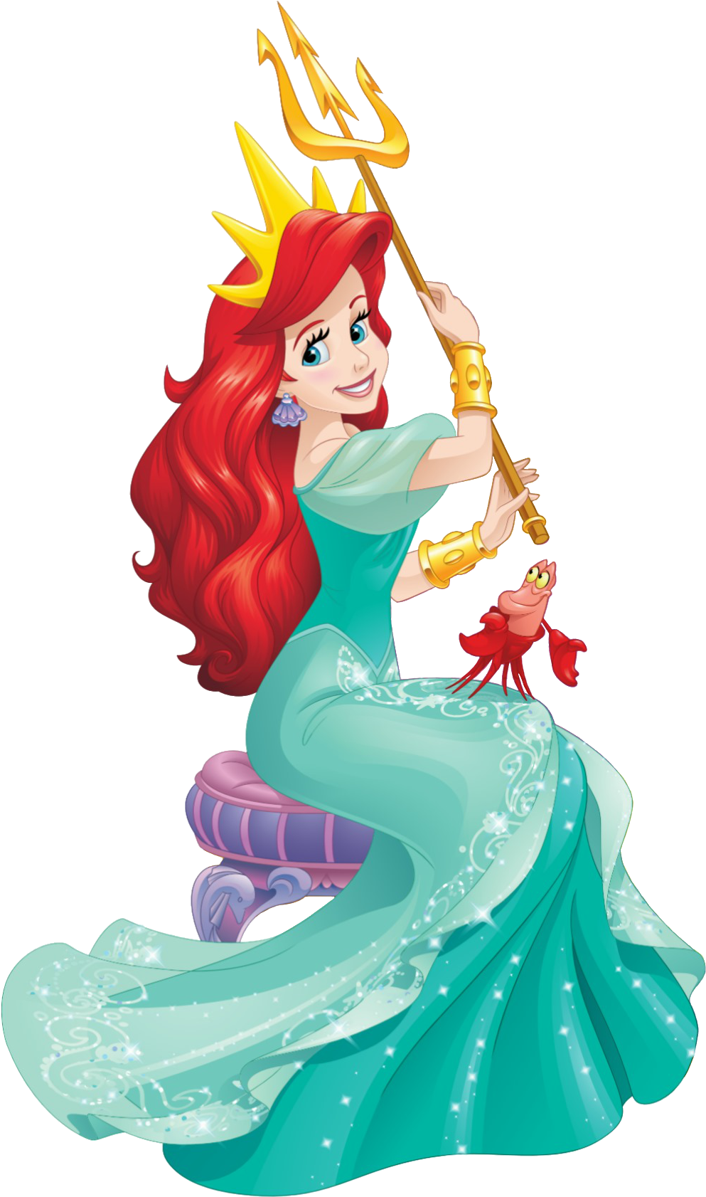 Disney Princess Ariel, Mermaid Princess, Disney Girls, - Disney Princess Ariel Png (448x750), Png Download