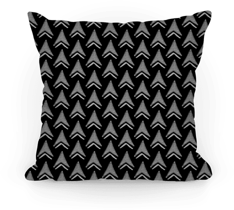 Black Arrow Pattern Pillow - Throw Pillow (484x484), Png Download