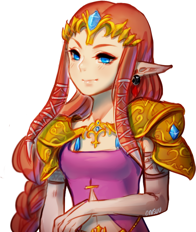 Nerdgemini - Princess Zelda Twilight Princess Anime (656x774), Png Download