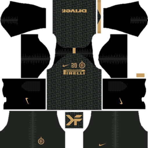 Inter X Nike 20th Anniversary Kit - Kit Dream League Soccer 2018 (509x510), Png Download