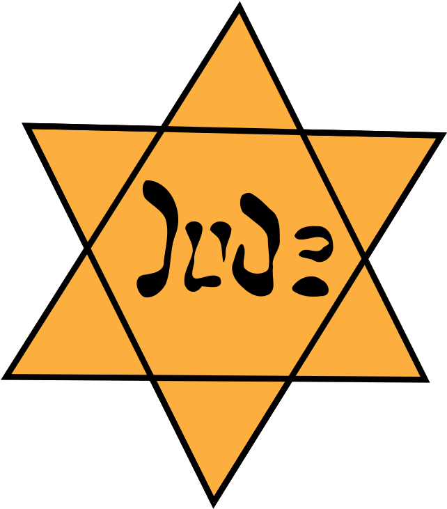 Yellow Star Jude Jew - Jude Star (683x768), Png Download