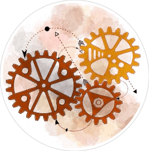 Rouages - Circle (500x505), Png Download