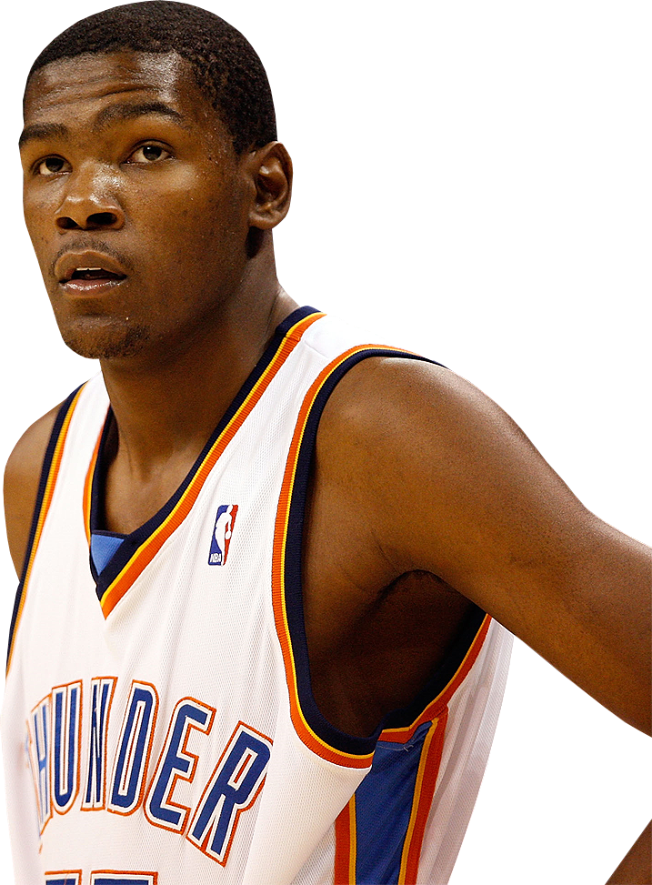 Kevin Durant Logo Png - Kevin Durant Oklahoma City Thunder (717x973), Png Download