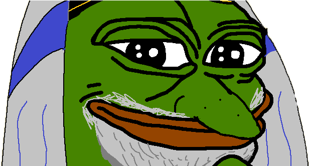 2566129 - Pepe The Frog Jew (655x330), Png Download