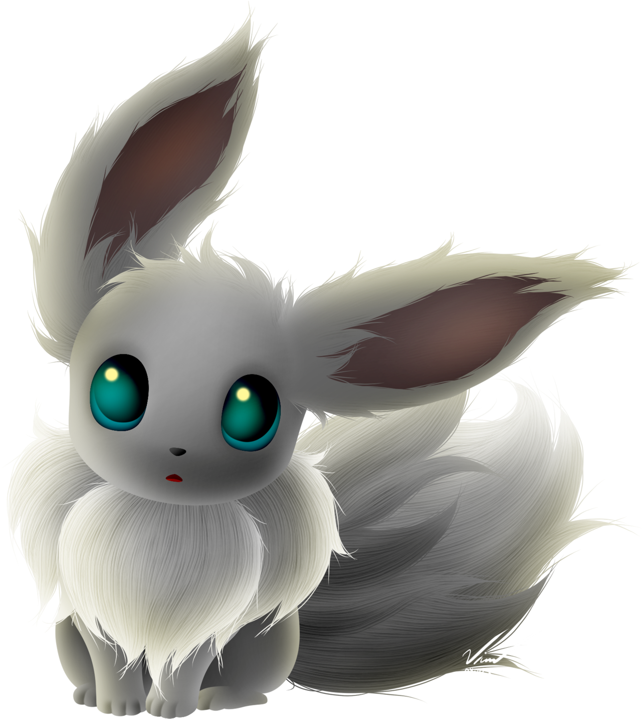 Shiny Eevee By Symbianl - Shiny Eevee (1600x2000), Png Download