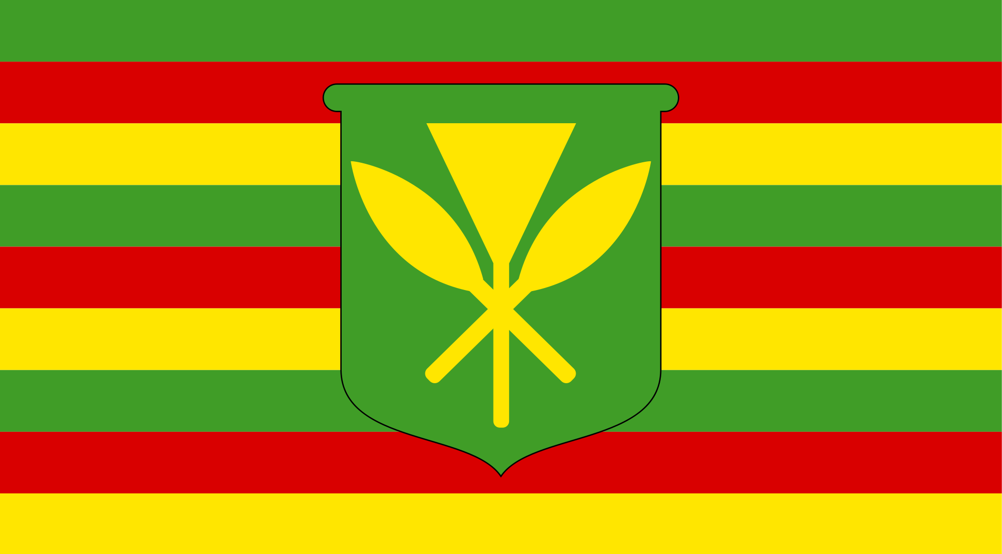 Native Hawaiian Flag - Kanaka Maoli Flag (2000x1106), Png Download