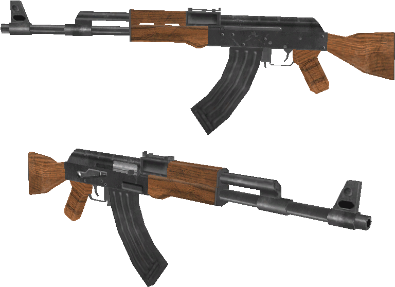 Jpg Library 40 Clip Ak47 - Saints Row 2 Ak 47 (786x586), Png Download