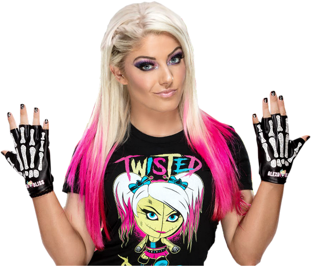 Alexa Bliss ☆ Little Miss Makes Everything Bliss ☆ - Wwe Alexa Bliss Hand (1024x933), Png Download