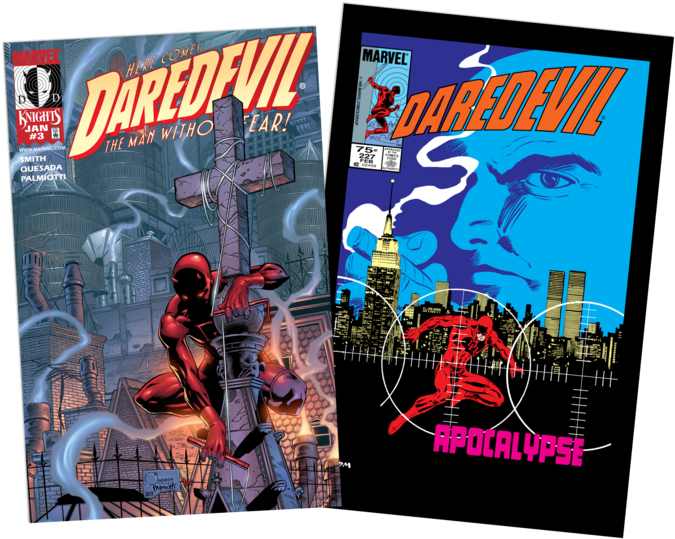 Marvel's Daredevil Comic Covers - Daredevil (690x555), Png Download