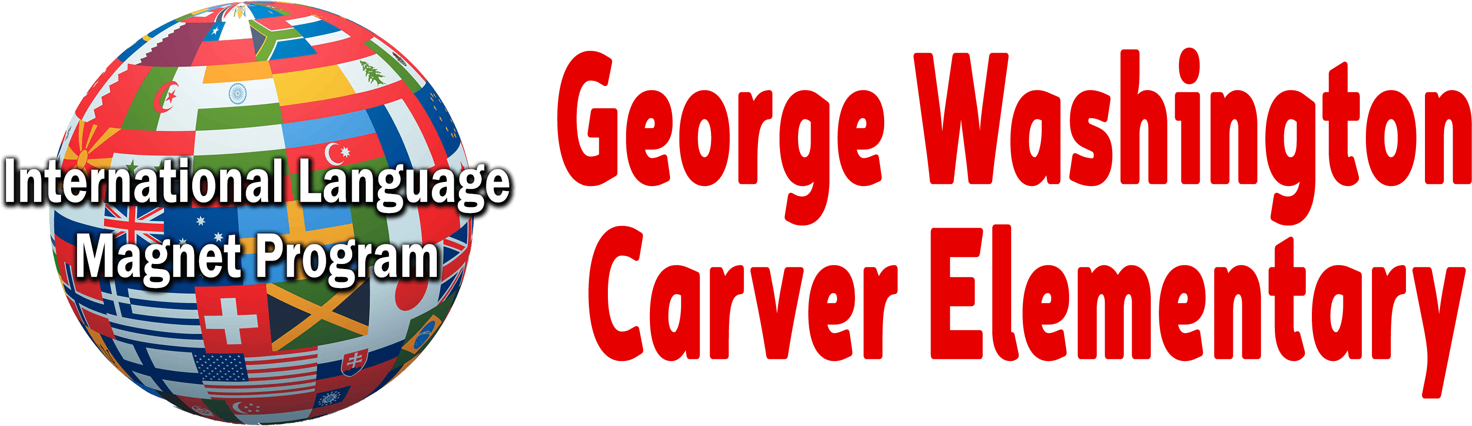 Cropped Gwces International Globe6 - Flags Of The World (3057x874), Png Download